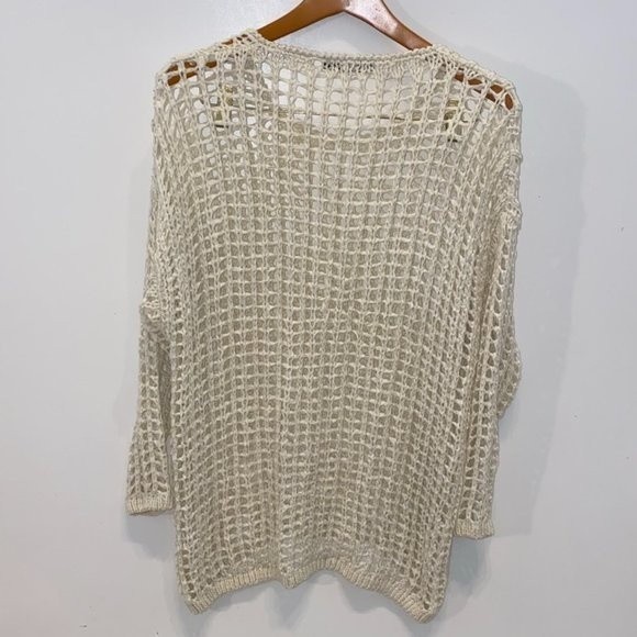 Cream Knit Women's Top - Picture 2 of 3